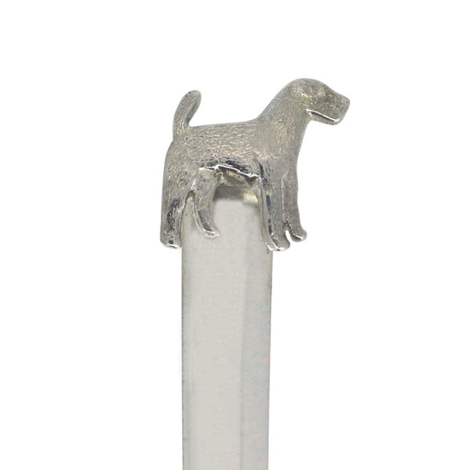 Silver Dog Paper Knife