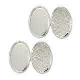 vintage silver cuff links
