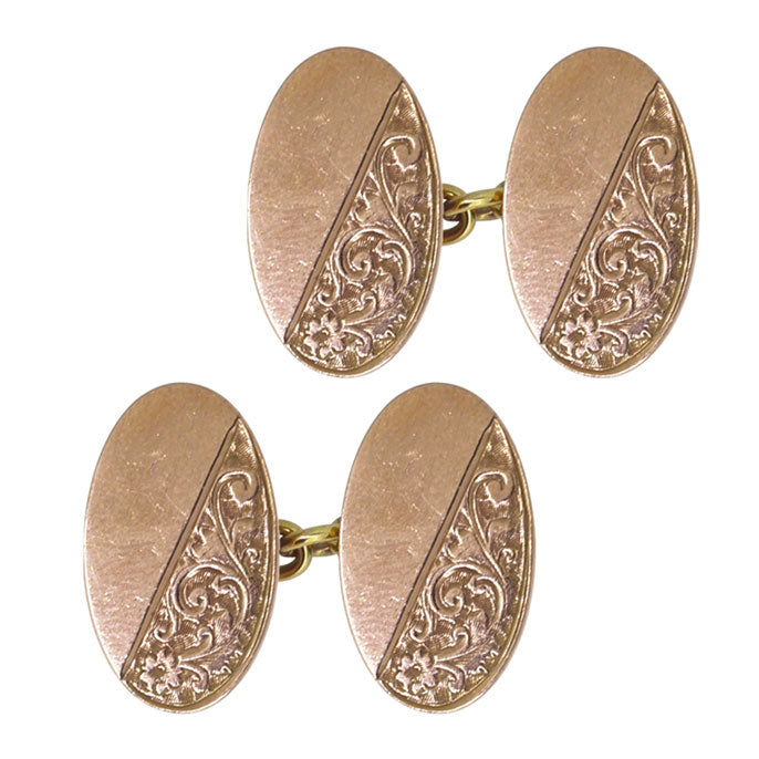 Rose Gold Cuff Links