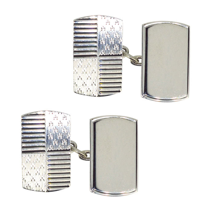 vintage silver cuff links