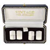 vintage silver cuff links