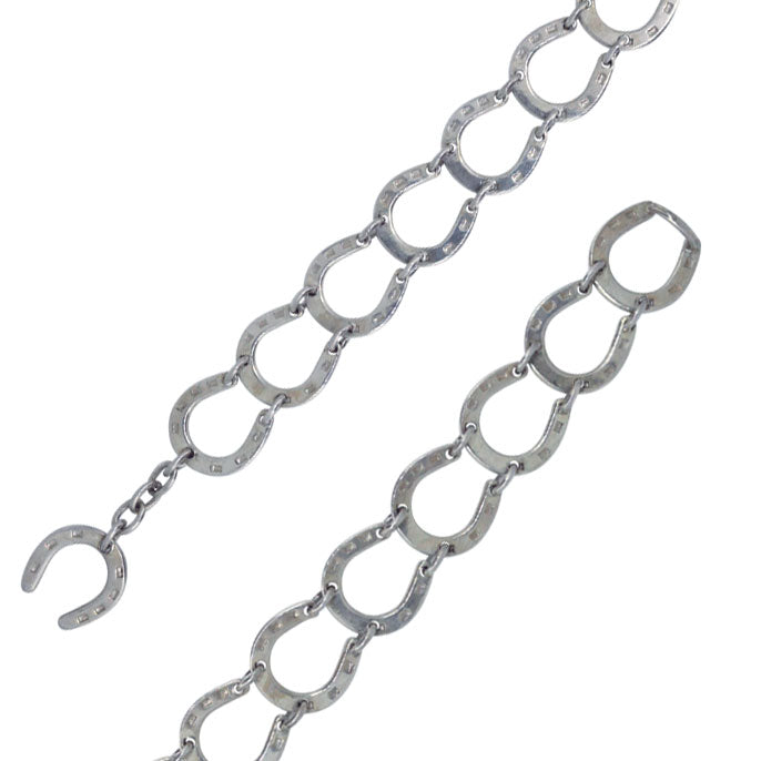 Silver Horse Shoe Bracelet