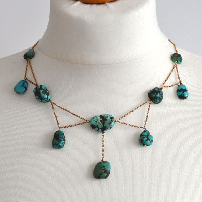 Matrix Turquoise Necklace