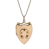antique gold locket