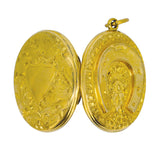 Antique Gold Horse Shoe Locket