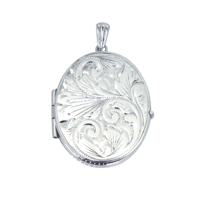 vintage silver locket