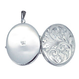 Silver Oval Locket