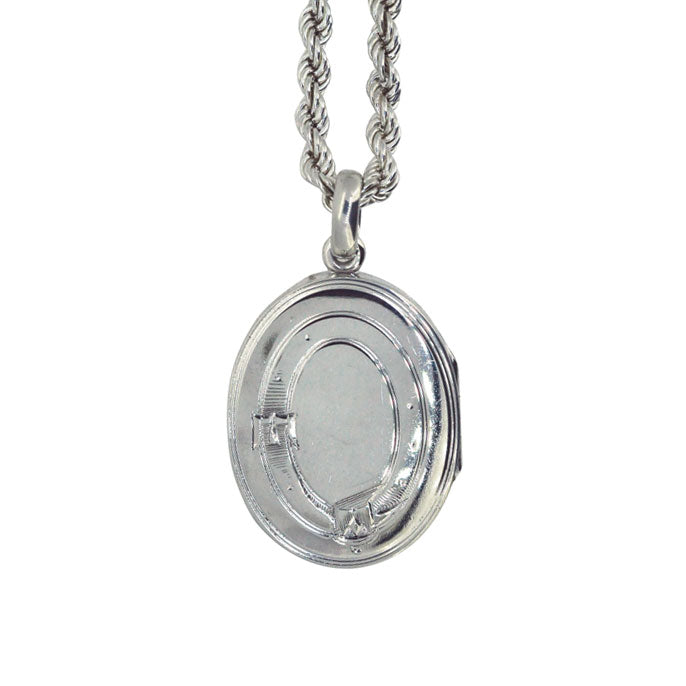 silver locket