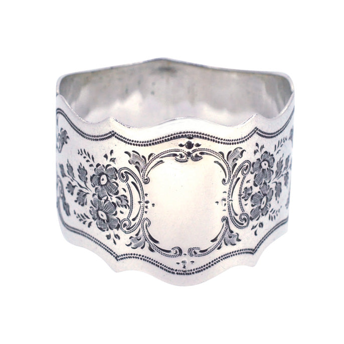 antique silver napkin ring