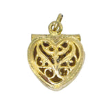 vintage gold charm