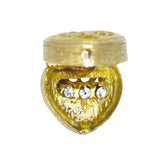 Heart Shaped Ring Box Charm