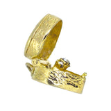 vintage gold charm