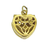 Heart Shaped Ring Box Charm