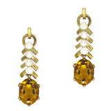 citrine earrings