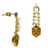 citrine earrings