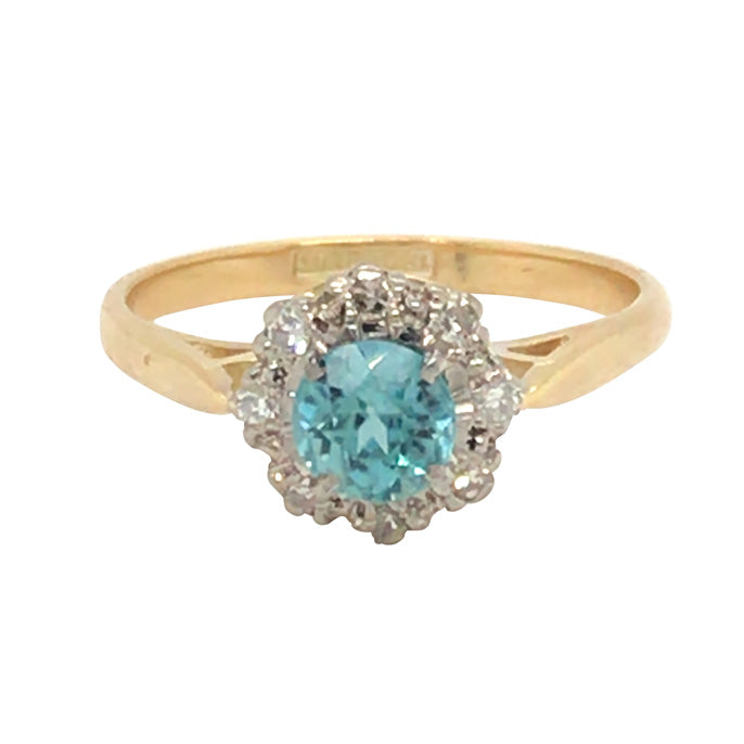 blue topaz ring