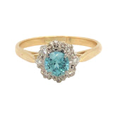 blue topaz ring