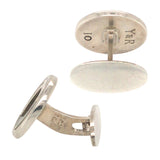 Silver Horse Shoe Cuff Links