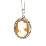 Cameo Brooch/Pendant Necklace