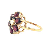 Garnet & Pearl Ring