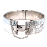 Silver Thistle Bangle