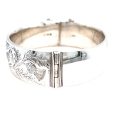 Silver Thistle Bangle