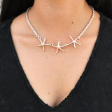 Silver Star Fish Necklace