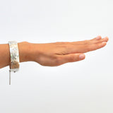 Silver Thistle Bangle