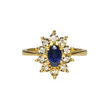 Sapphire & Diamond Ring