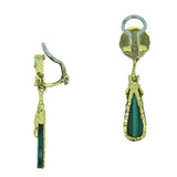 Malachite Drop Earrings