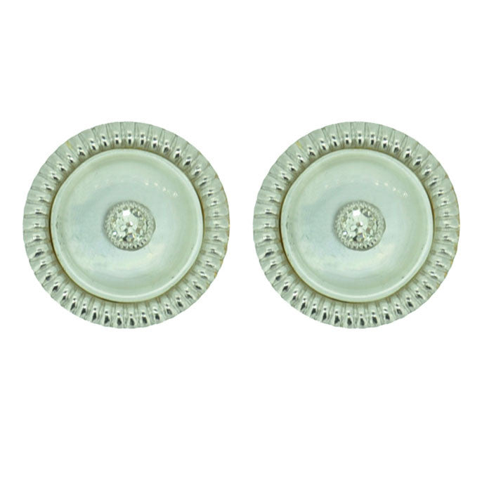 vintage diamond cufflinks