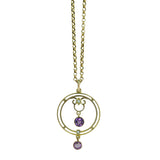 Amethyst & Pearl Necklace