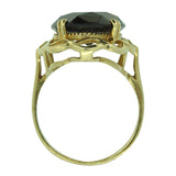 Smoky Quartz Cocktail Ring