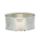 octagonal silver napkin ring