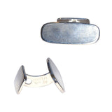 Silver Swivel Back Cuff Links