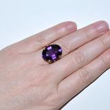 Amethyst Cocktail Ring