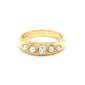 Diamond & Pearl Gold Ring