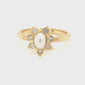 Star Diamond & Pearl Ring