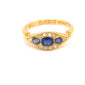 Sapphire & Diamond Ring