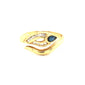 Diamond Ring & Sapphire 'Snake' Ring