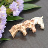 Horse Head Brooch