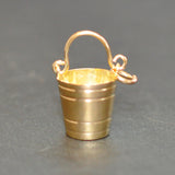 Gold Bucket Charm