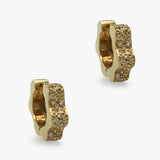 Diamond Hoop Earrings