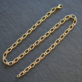 Yellow Gold Curb Link Chain