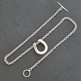 Silver Horse Shoe Necklace