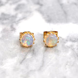 Opal Stud Earrings
