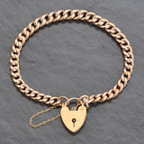 Rose Gold Curb Link Bracelet