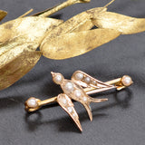 Pearl Set Bird Brooch