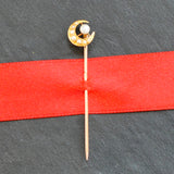 Pearl Crescent Tie Pin