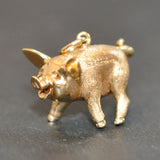 Gold Pig Charm